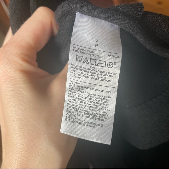 Banana Republic Chic Minimalist Black Pea Coat size Small Capsule Wardrobe - Picture 6 of 7